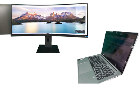 湾曲モニターイメージ